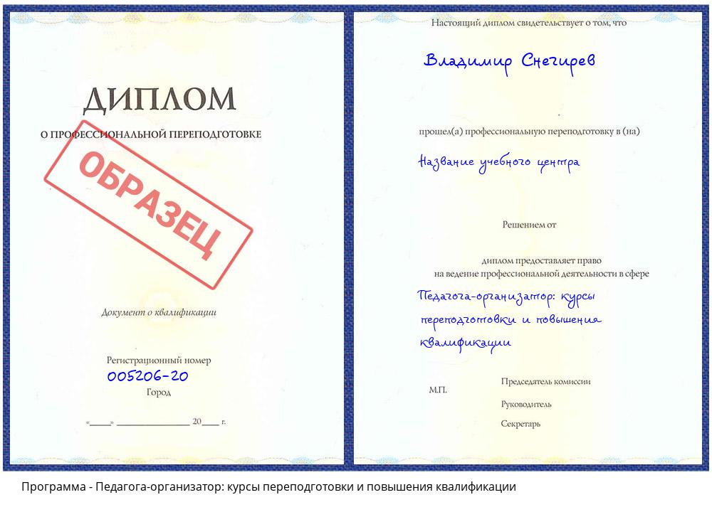 Педагога-организатор: курсы переподготовки и повышения квалификации Куйбышев